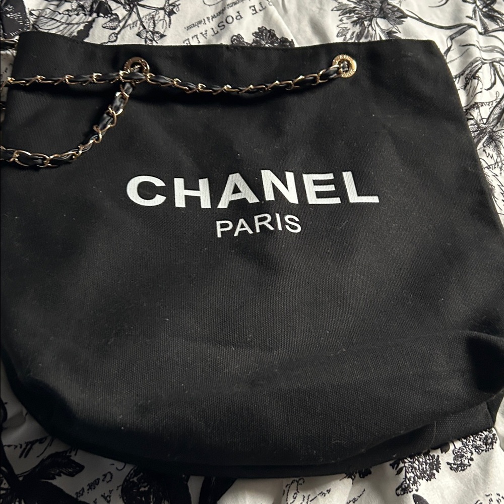 Chanel Beauty VIP Black Canvas Tote Bag GWP - Picture 3 of 5